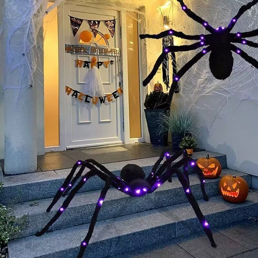 Halloween Glowing Spider Decoration for Indoor and Outdoor Use