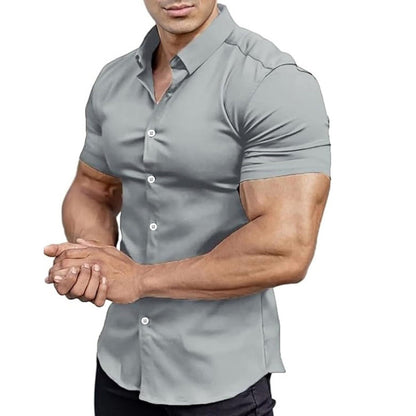 Solid-Color Shirts for Men