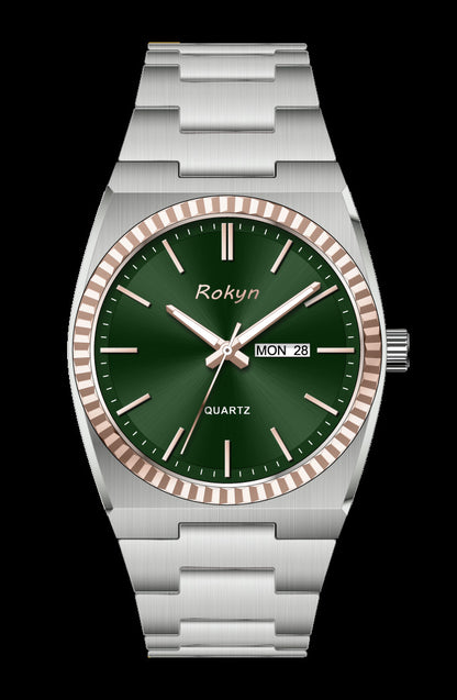 Waterproof men's watch for business and casual wear