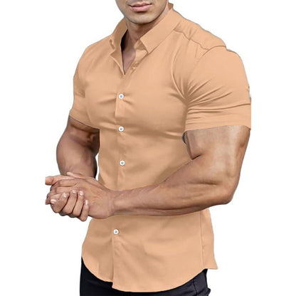 Solid-Color Shirts for Men