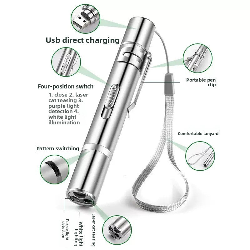 USB Rechargeable Laser Cat Toy