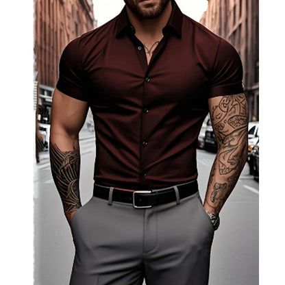 Solid-Color Shirts for Men