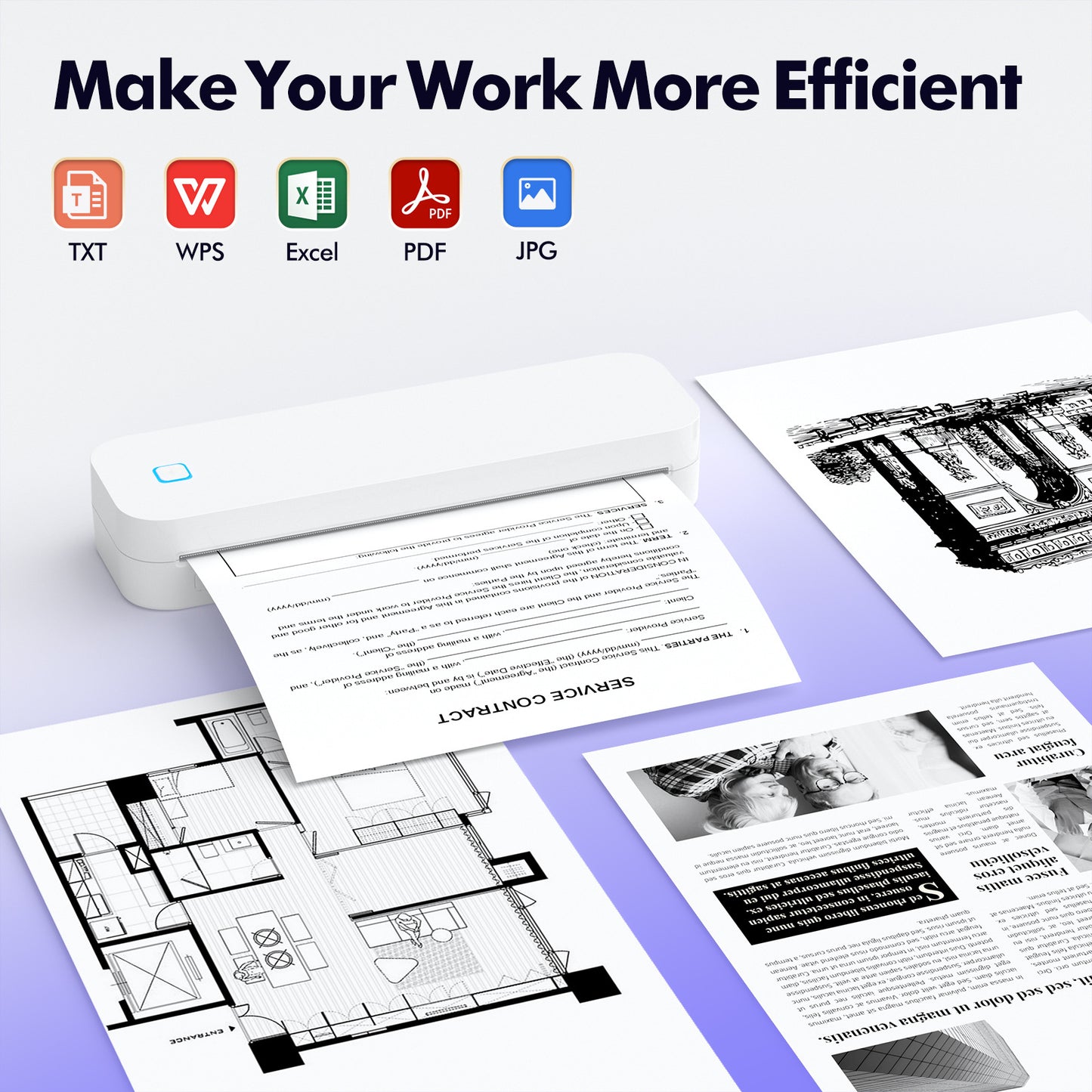 Tattoo printer small a4 hand-free high-definition