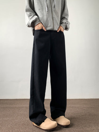 Brown Casual Long Pants