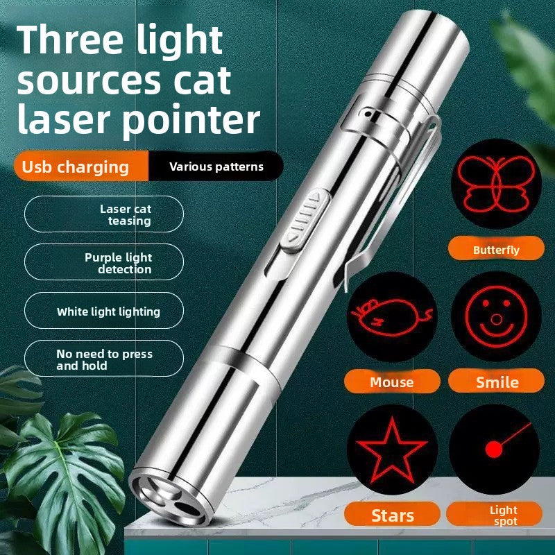 USB Rechargeable Laser Cat Toy