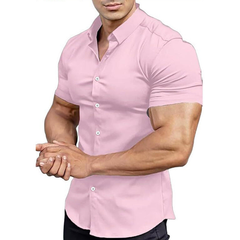 Solid-Color Shirts for Men