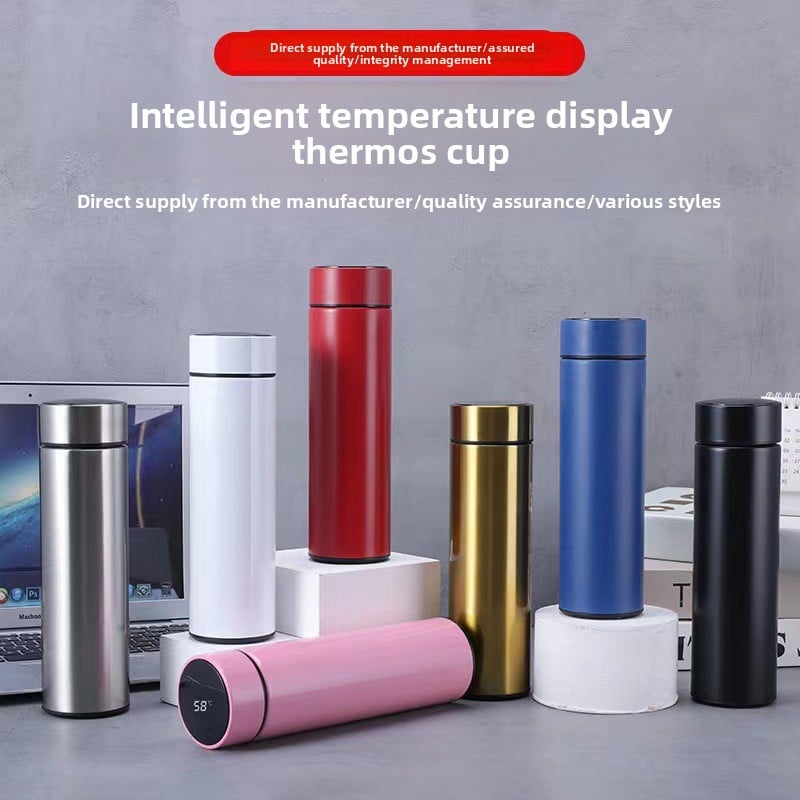 Smart Temperature Display Stainless Steel Vacuum Thermos Cup