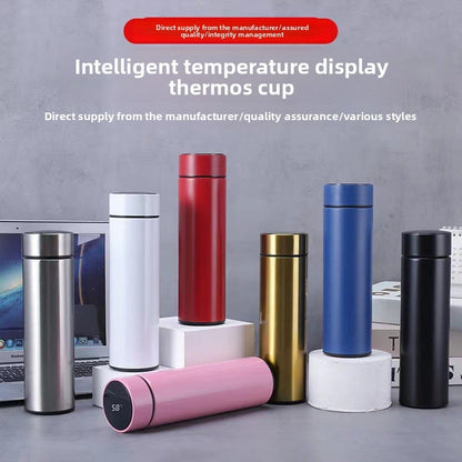 Smart Temperature Display Stainless Steel Vacuum Thermos Cup