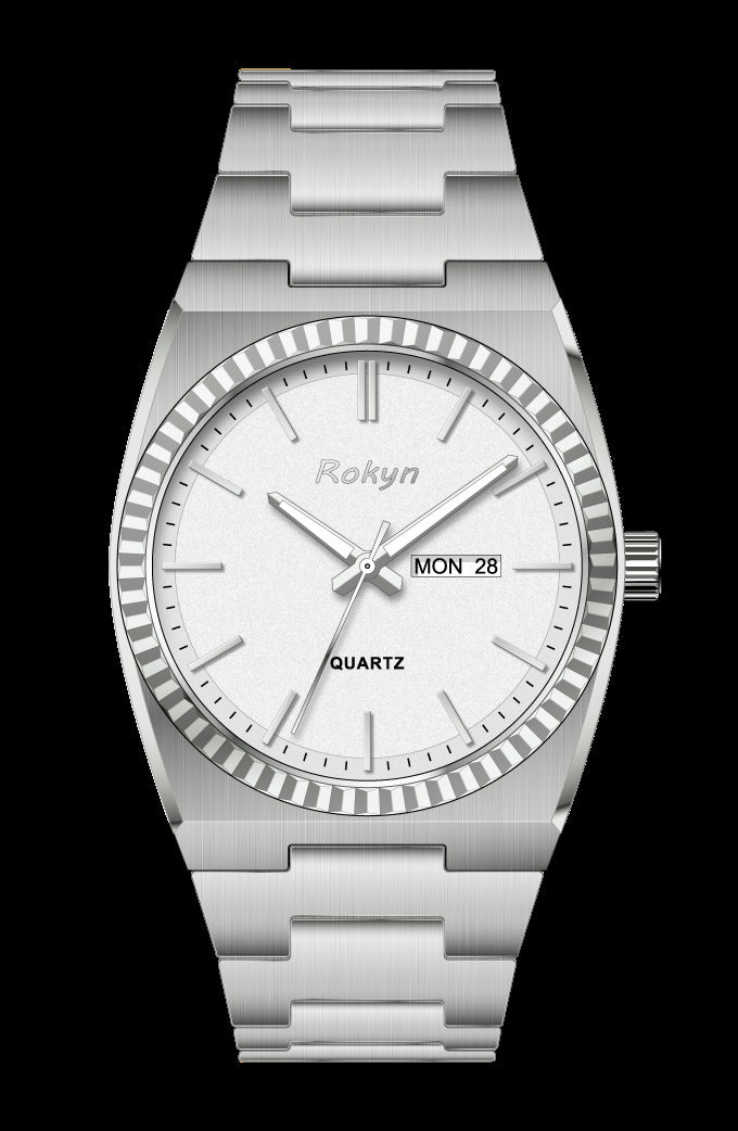 Waterproof men's watch for business and casual wear