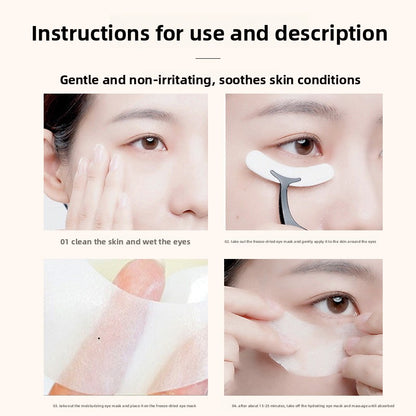 Anti-wrinkle and fine-line reducing eye mask sticker
