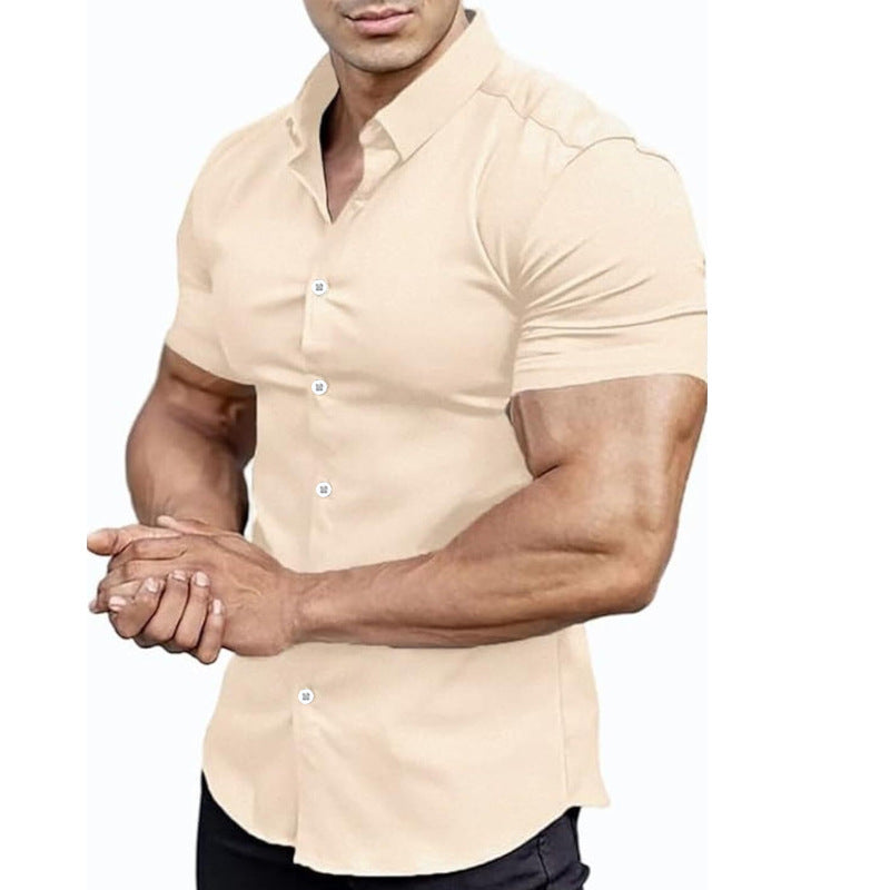 Solid-Color Shirts for Men