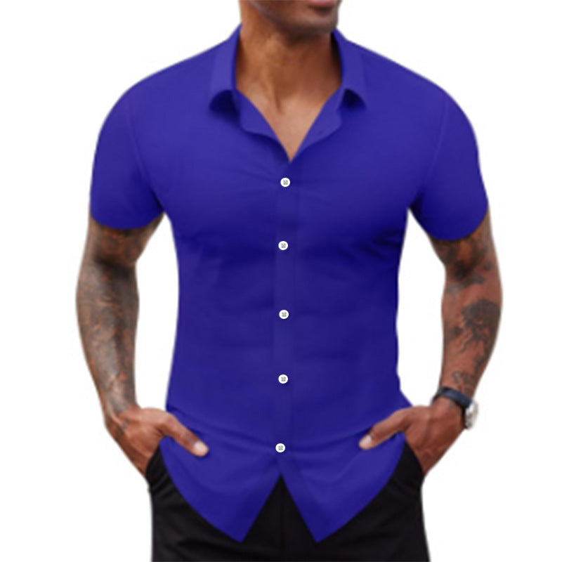 Solid-Color Shirts for Men