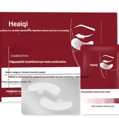 Anti-wrinkle and fine-line reducing eye mask sticker