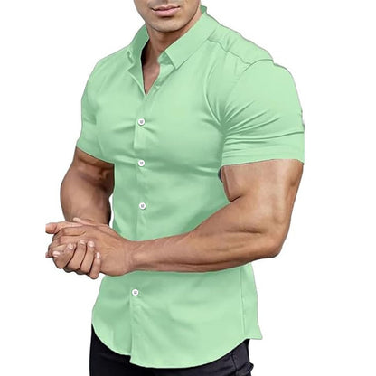 Solid-Color Shirts for Men