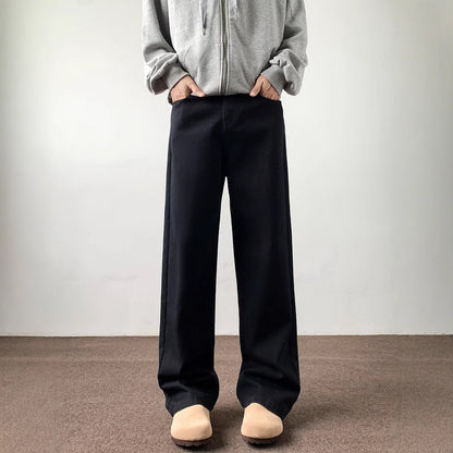 Brown Casual Long Pants