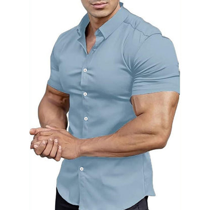 Solid-Color Shirts for Men