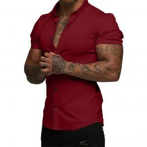 Solid-Color Shirts for Men