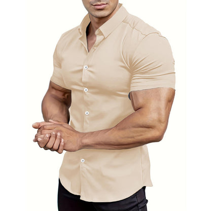 Solid-Color Shirts for Men