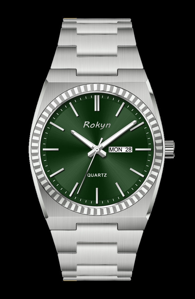 Waterproof men's watch for business and casual wear