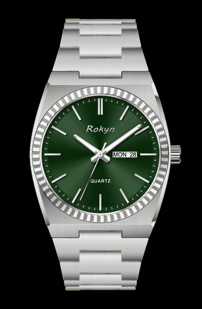 Waterproof men's watch for business and casual wear