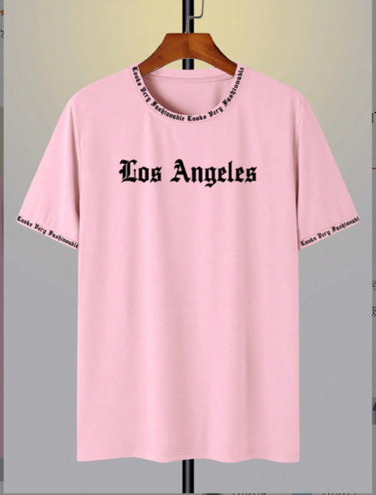 Fashion Letter Print Crewneck T-Shirt