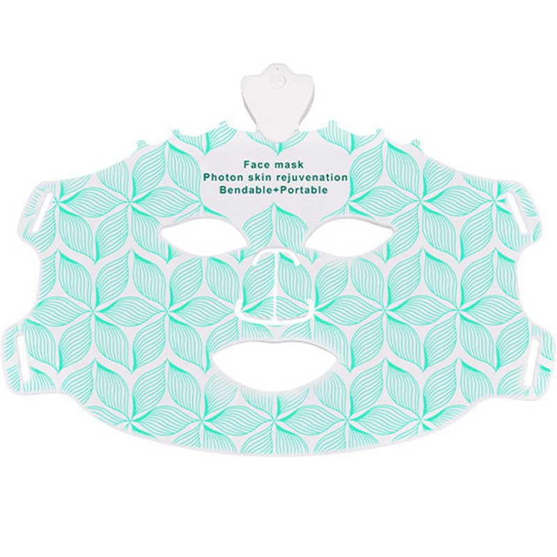 Wireless LED Photon Therapy Silicone Beauty Mask with 7 Color Lights