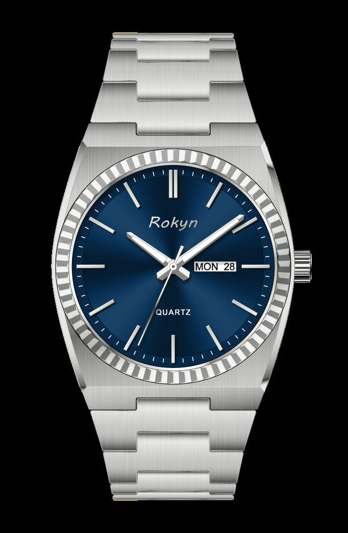 Waterproof men's watch for business and casual wear