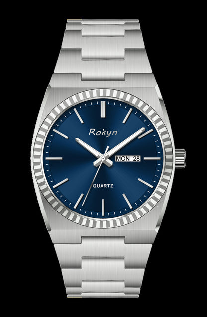 Waterproof men's watch for business and casual wear