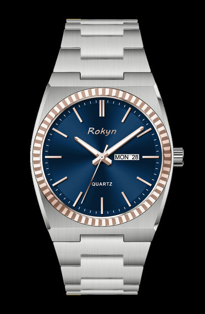 Waterproof men's watch for business and casual wear