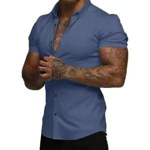 Solid-Color Shirts for Men