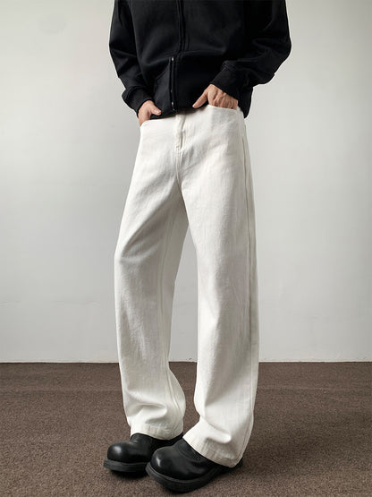 Brown Casual Long Pants