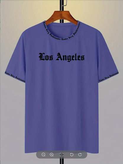 Fashion Letter Print Crewneck T-Shirt